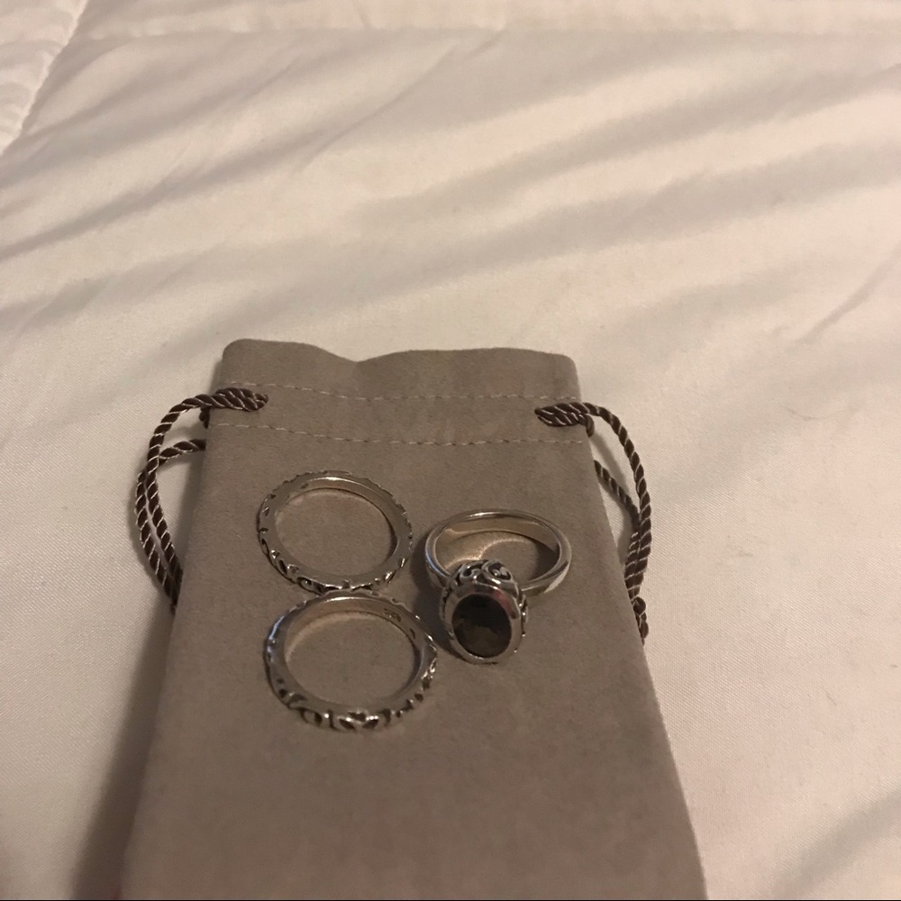 Silpada Smokey Quartz Ring.  Size 7